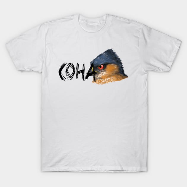 COHA - The Cooper's Hawk T-Shirt by Shokokuphoenix